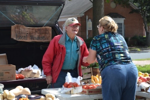 A few of the vendors at the Eaton Farmer's Market